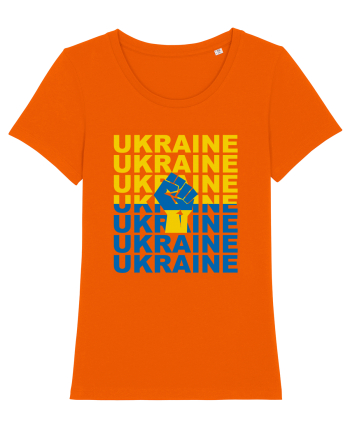 I Stand With Ukraine Bright Orange