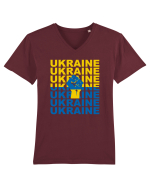 I Stand With Ukraine Tricou mânecă scurtă guler V Bărbat Presenter