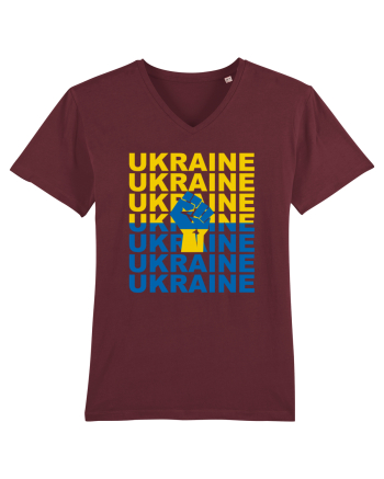 I Stand With Ukraine Burgundy
