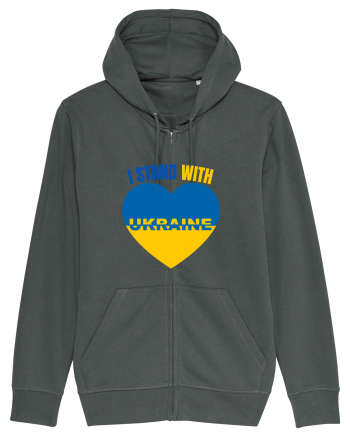 I Stand With Ukraine Anthracite