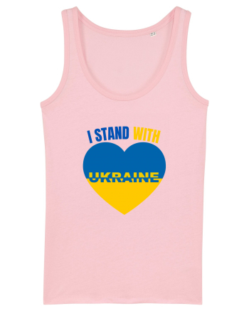 I Stand With Ukraine Cotton Pink