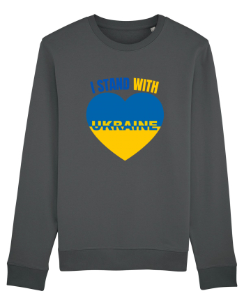 I Stand With Ukraine Anthracite