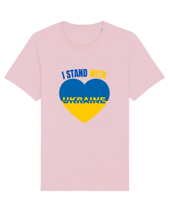 I Stand With Ukraine Cotton Pink