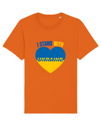 I Stand With Ukraine Bright Orange