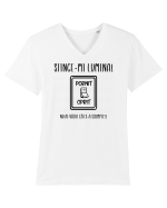Stinge-mi lumina! Tricou mânecă scurtă guler V Bărbat Presenter