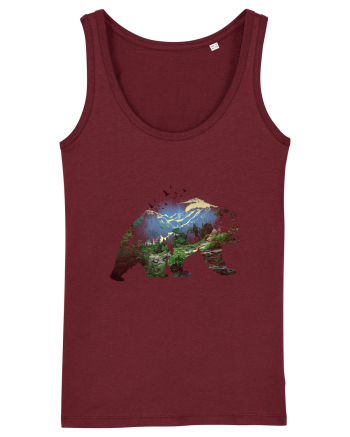 Bear landscape Burgundy