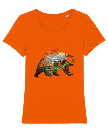 Bear landscape Bright Orange