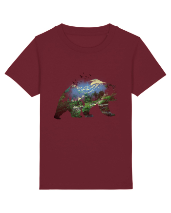 Bear landscape Burgundy