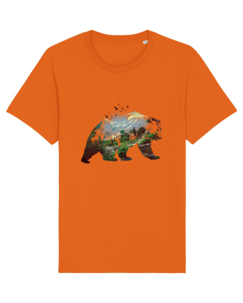 Bear landscape Bright Orange
