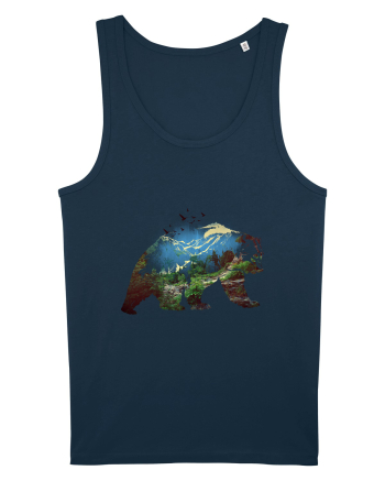 Bear landscape Navy