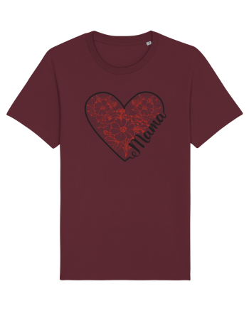 Inimă de mamă Burgundy