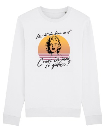 La cât de bine arăt, crezi că mai și gătesc? White
