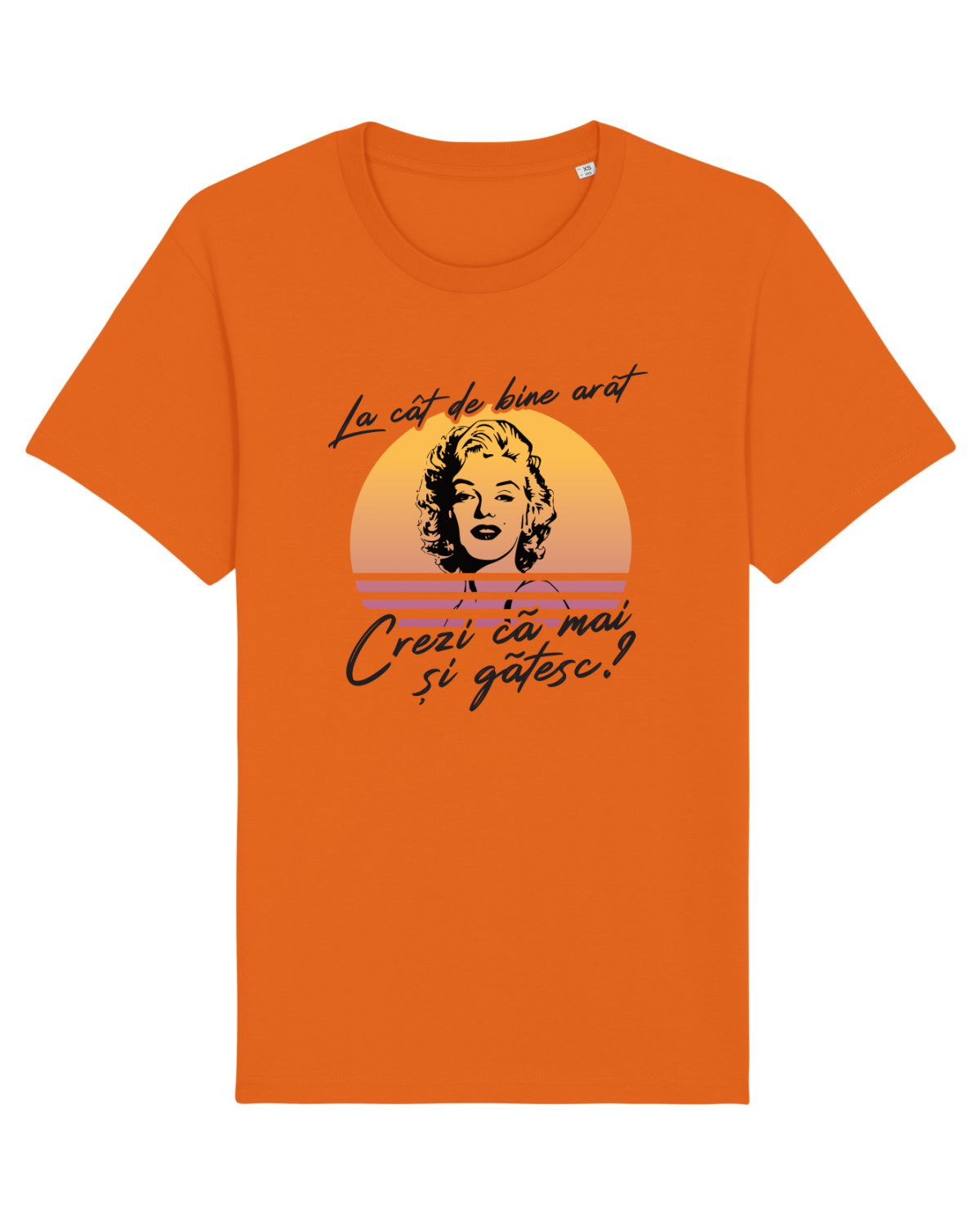 Tricou mânecă scurtă Unisex Rocker Bright Orange