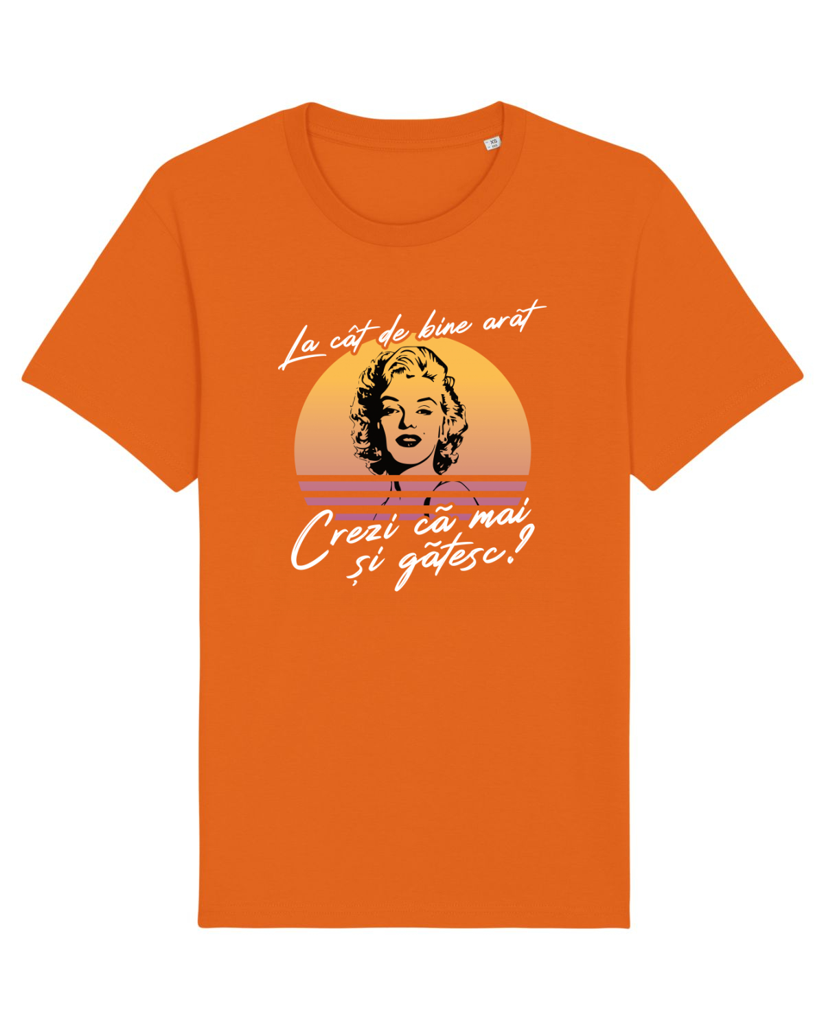 Tricou mânecă scurtă Unisex Rocker Bright Orange