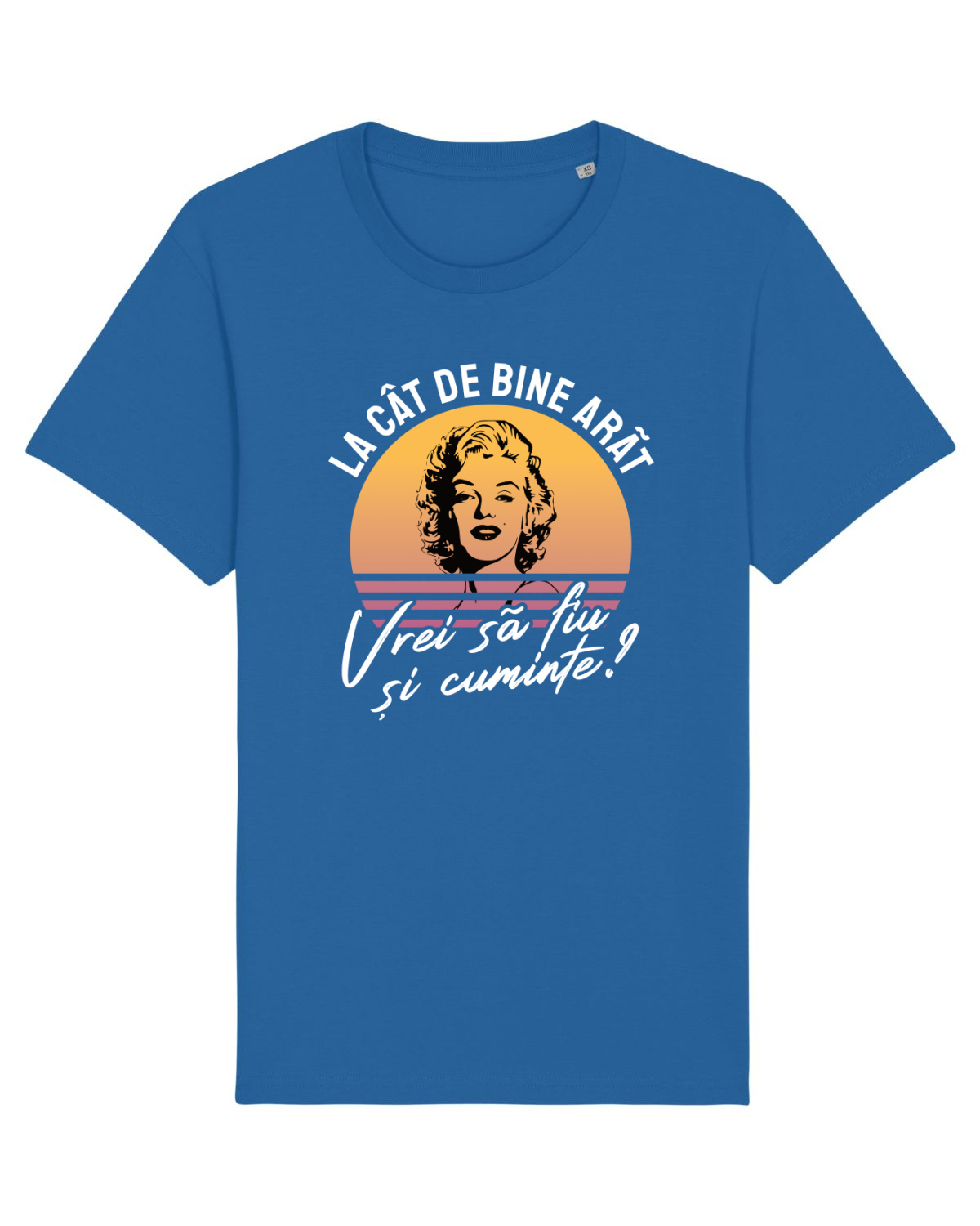 Tricou mânecă scurtă Unisex Rocker Royal Blue