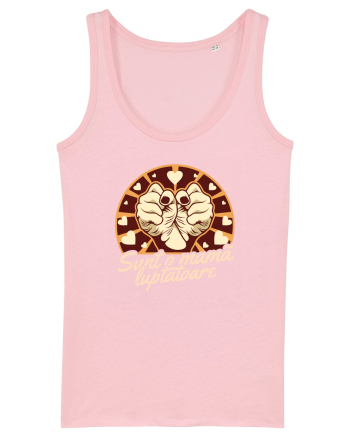Sunt o mamă luptătoare - culori închise Cotton Pink