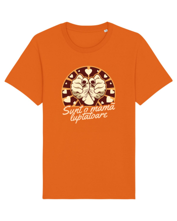 Sunt o mamă luptătoare - culori închise Bright Orange