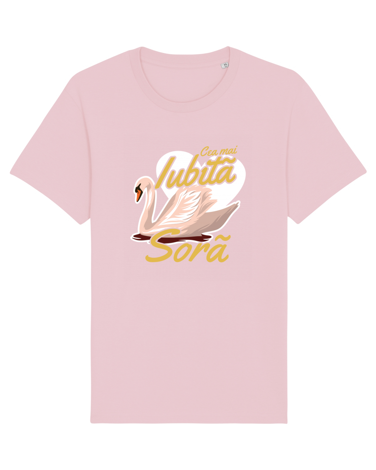 Tricou mânecă scurtă Unisex Rocker Cotton Pink
