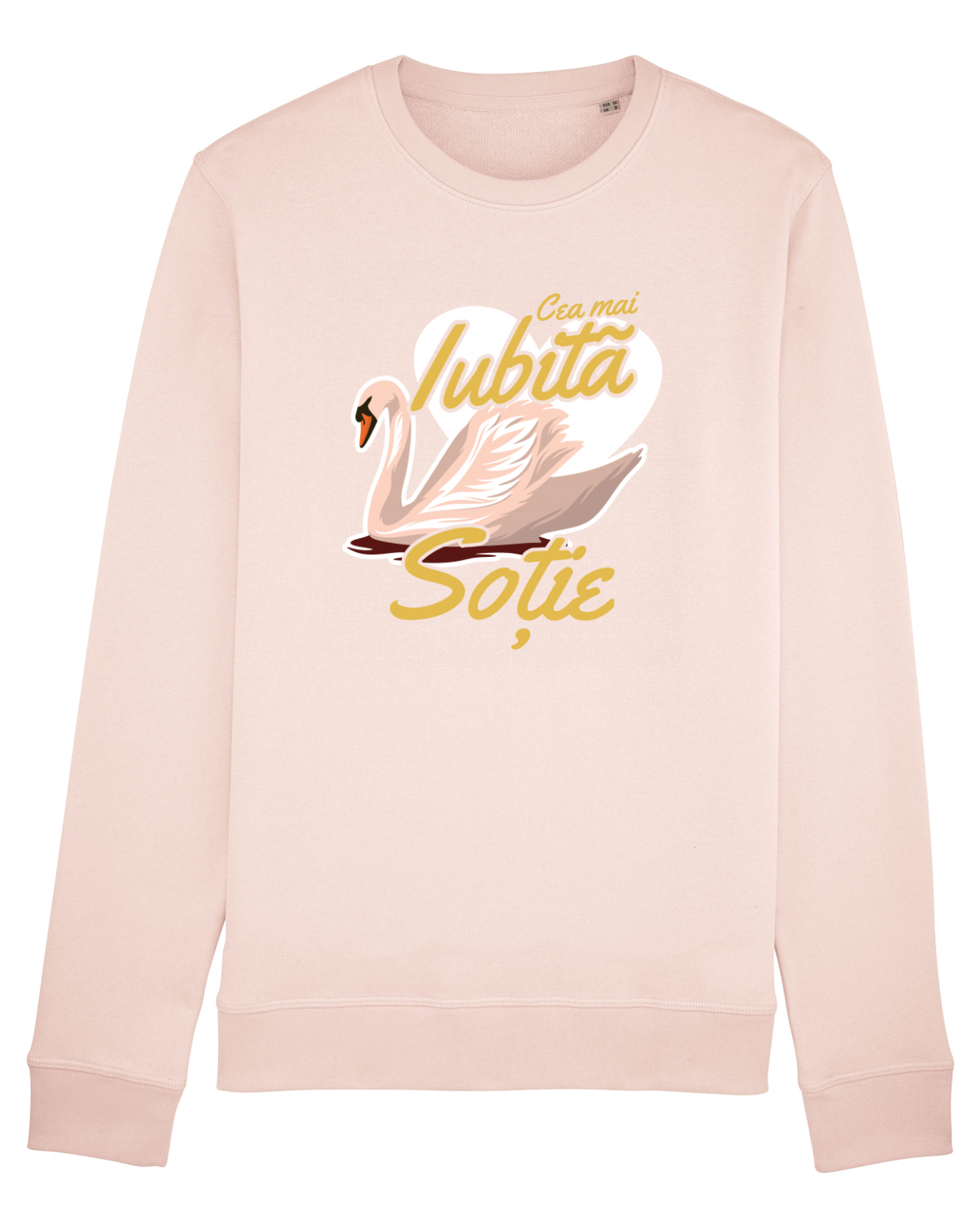 Bluză mânecă lungă Unisex Rise Candy Pink