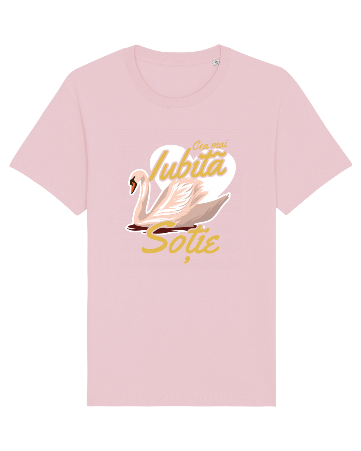 Tricou mânecă scurtă Unisex Rocker Cotton Pink
