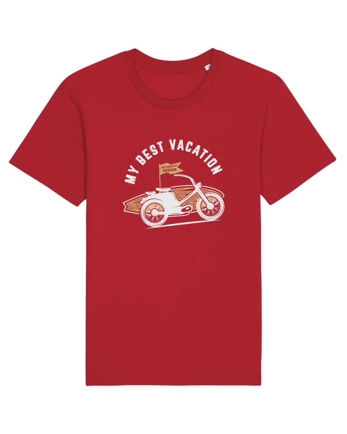Tricou mânecă scurtă Unisex Rocker Red