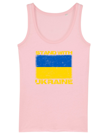 Stand with UKRAINE Cotton Pink