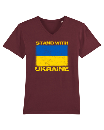 Stand with UKRAINE Burgundy