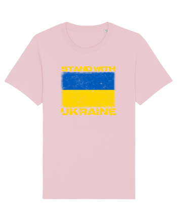 Stand with UKRAINE Cotton Pink