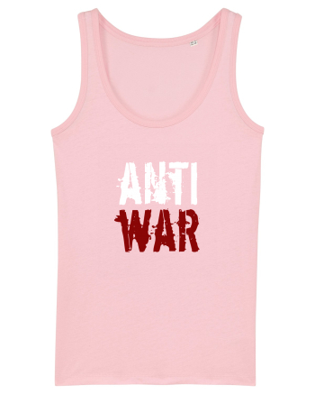 Anti War (alb-roșu) Cotton Pink