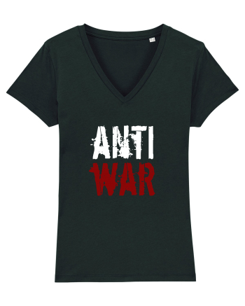 Anti War (alb-roșu) Black