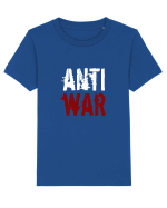 Anti War (alb-roșu) Tricou mânecă scurtă  Copii Mini Creator