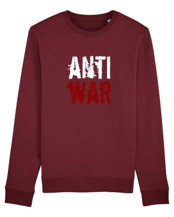 Anti War (alb-roșu) Burgundy