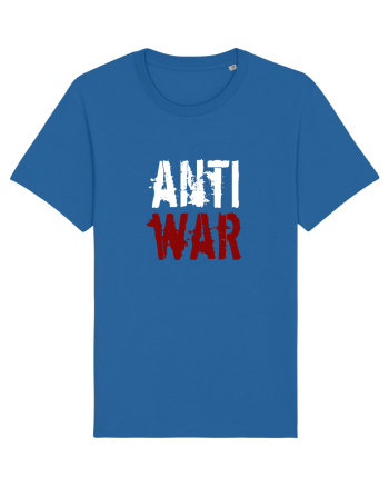 Anti War (alb-roșu) Royal Blue