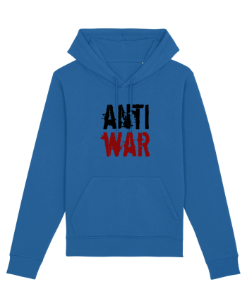 Anti War (negru-roșu) Royal Blue