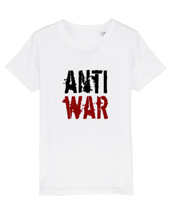 Anti War (negru-roșu) White