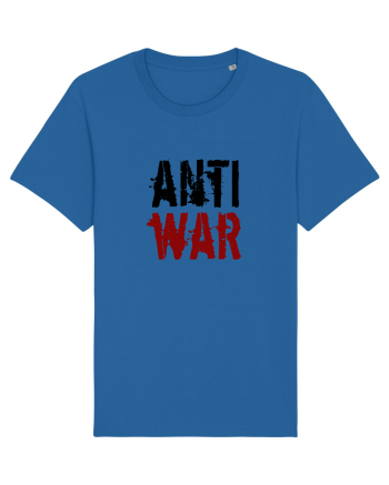Anti War (negru-roșu) Royal Blue