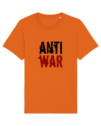 Anti War (negru-roșu) Bright Orange