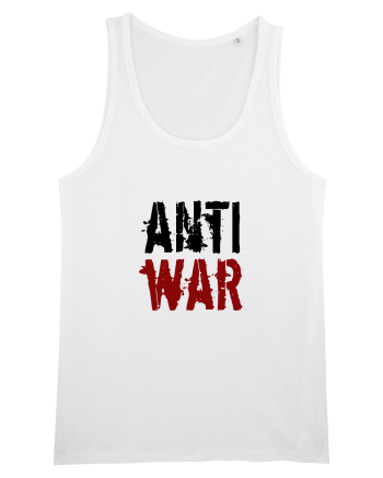Anti War (negru-roșu) White