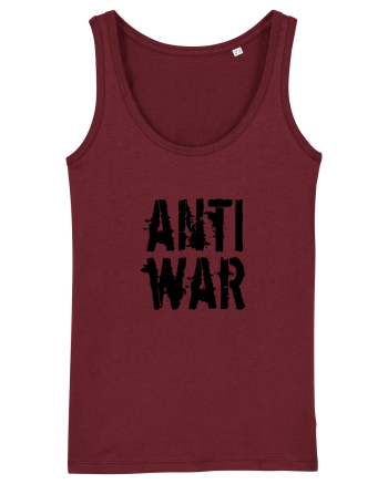 Anti War (negru) Burgundy