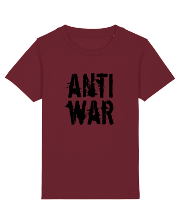 Anti War (negru) Burgundy