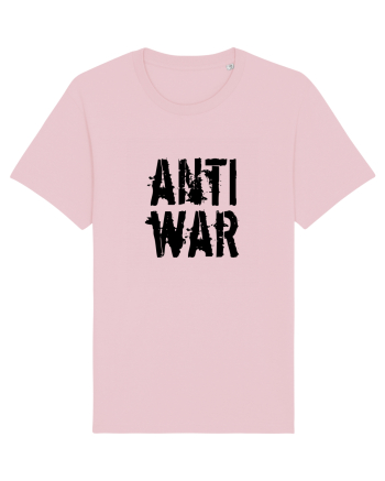 Anti War (negru) Cotton Pink