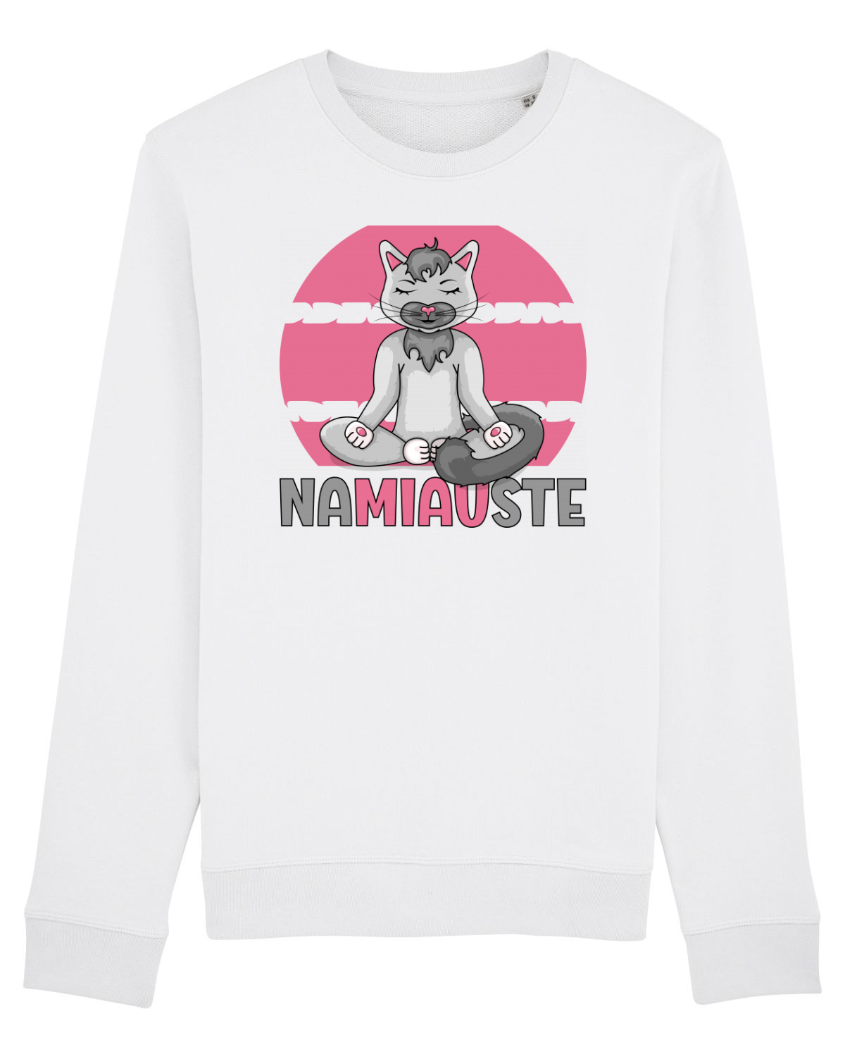 Bluză mânecă lungă Unisex Rise White