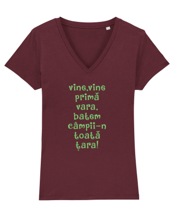 Primă vara Burgundy
