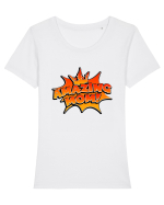 Amazing Mom Tricou mânecă scurtă guler larg fitted Damă Expresser