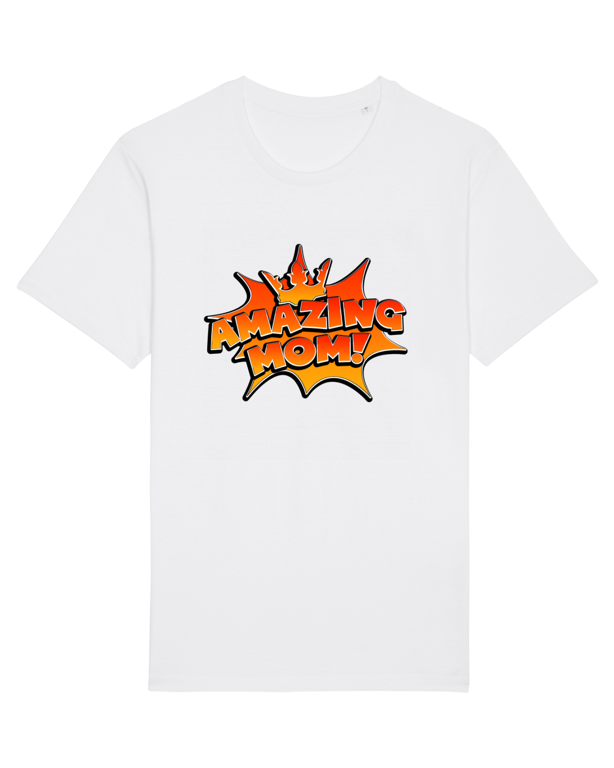 Tricou mânecă scurtă Unisex Rocker White