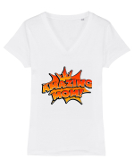 Queen Mom Tricou mânecă scurtă guler V Damă Evoker