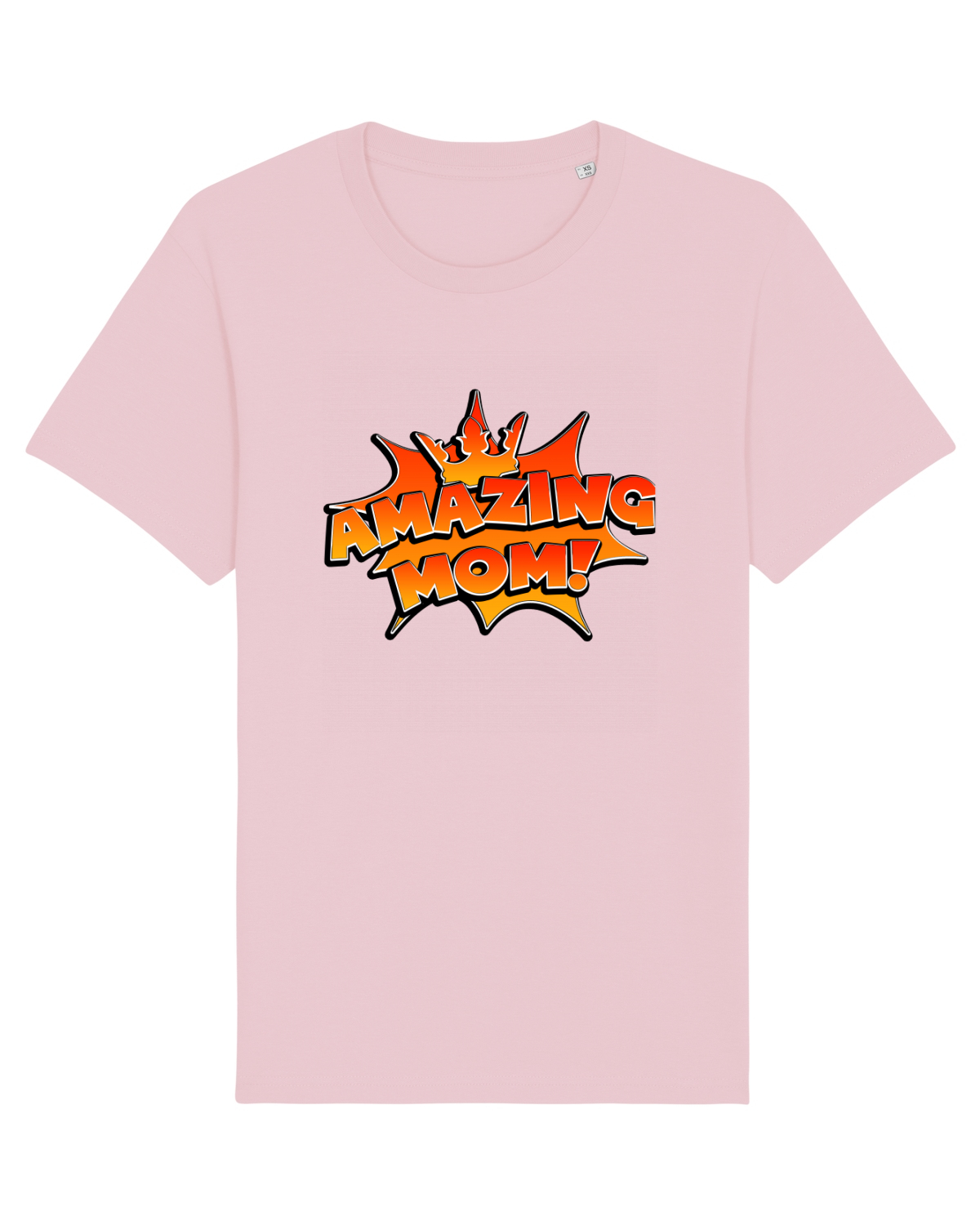 Tricou mânecă scurtă Unisex Rocker Cotton Pink