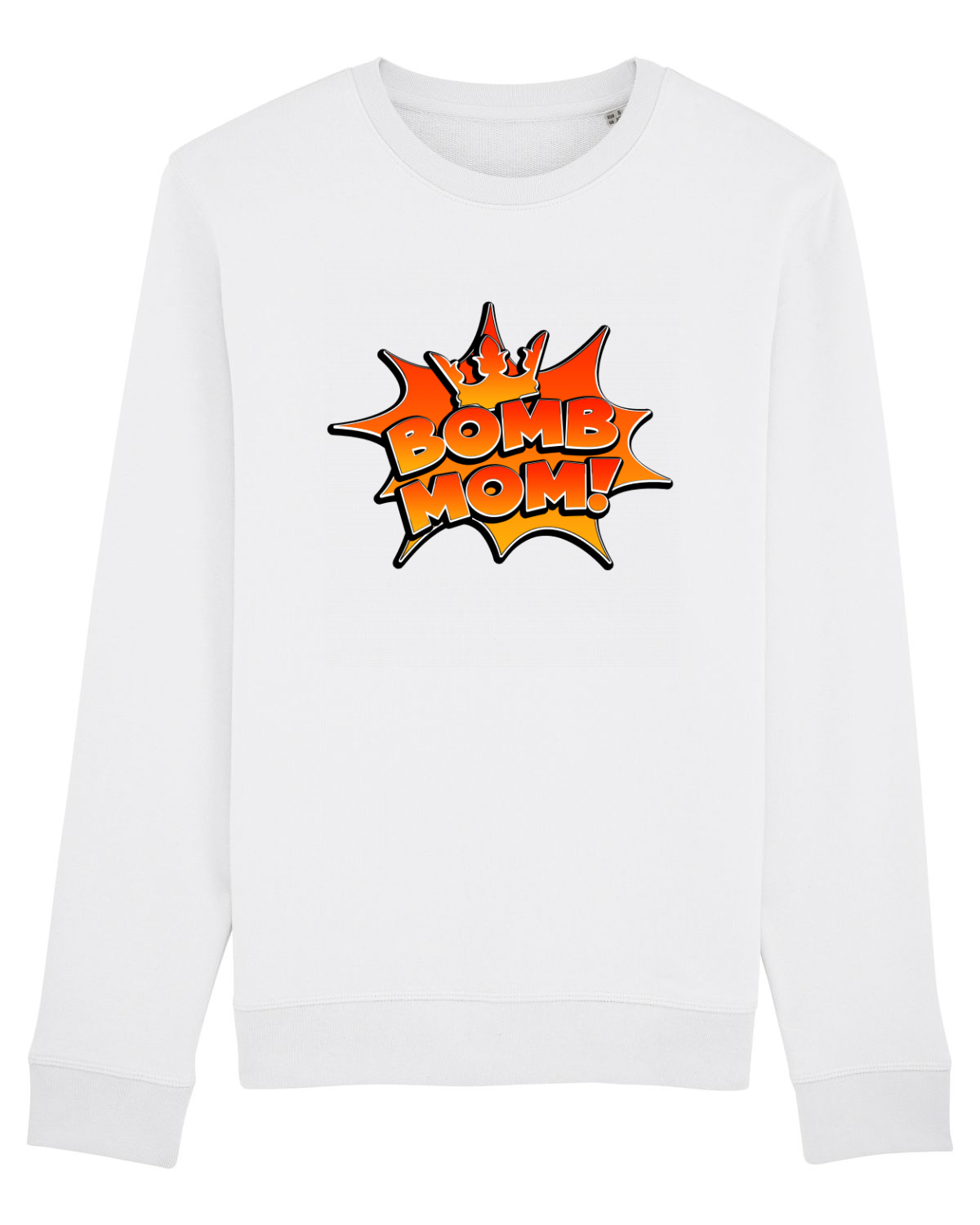 Bluză mânecă lungă Unisex Rise White
