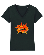 Super Mom Tricou mânecă scurtă guler V Damă Evoker