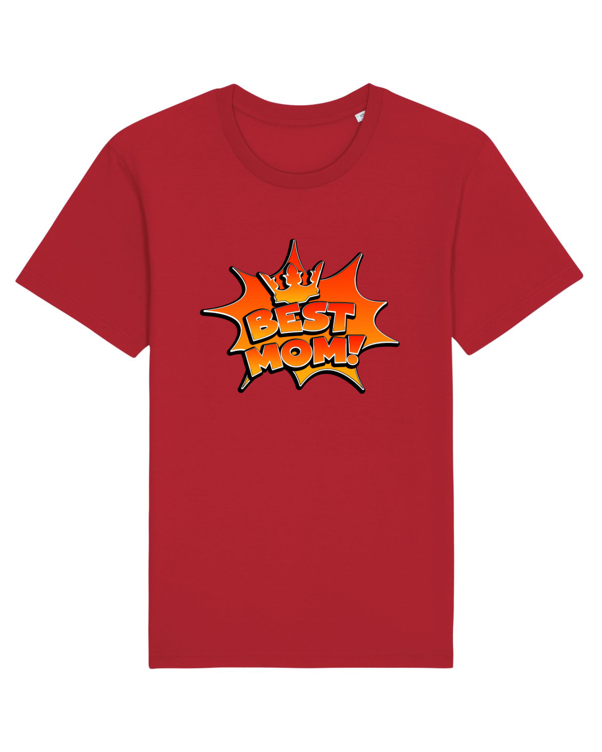 Tricou mânecă scurtă Unisex Rocker Red